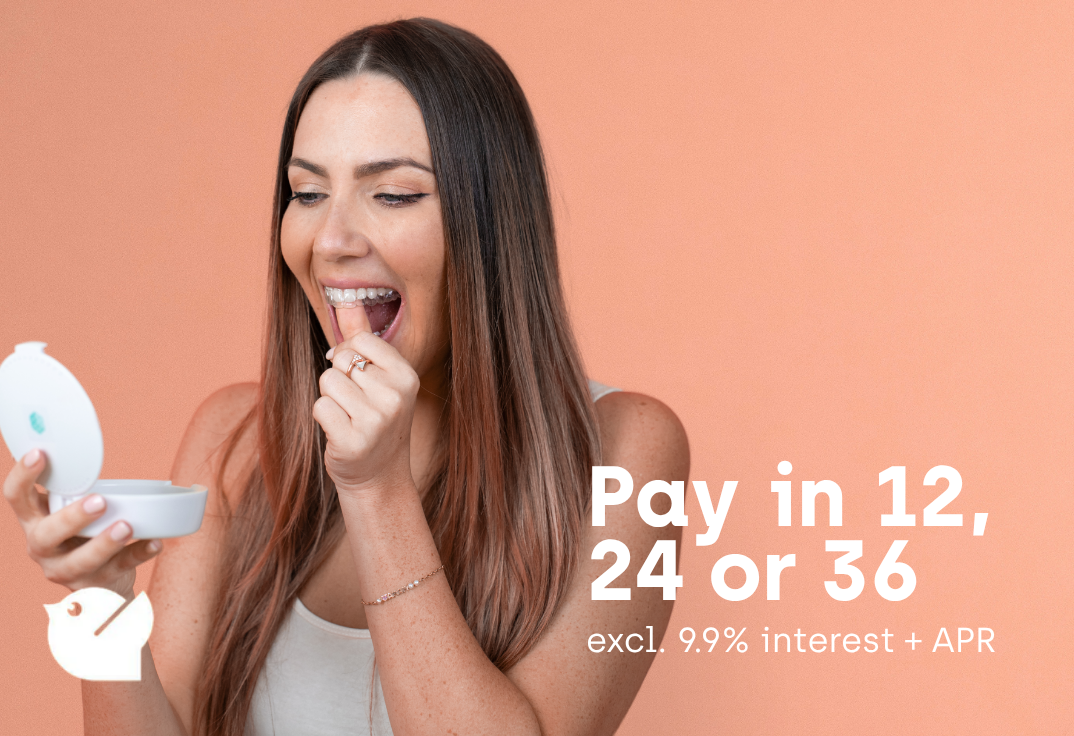 Single dental arch aligner treatment with Humm - pay in 12, 24 or 36 months